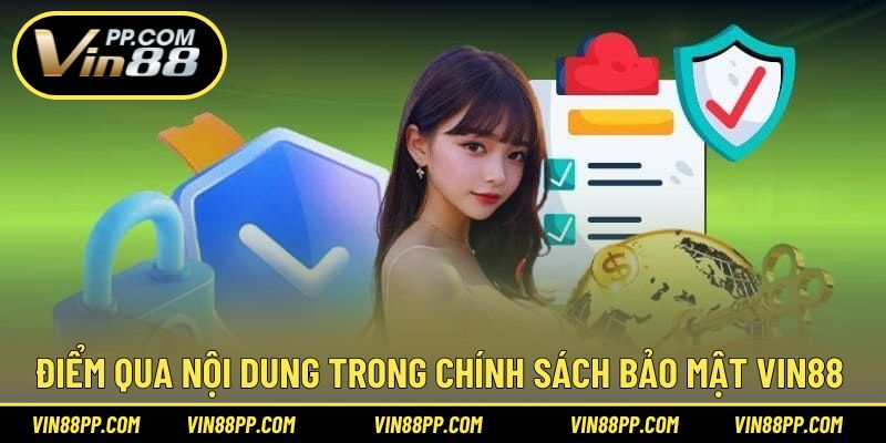 Điểm qua nội dung xuất hiện trong quy định bảo mật