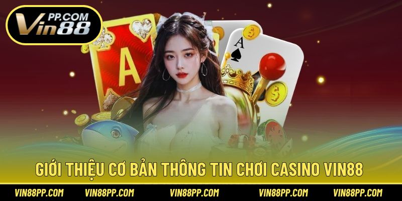 Cơ bản thông tin giới thiệu trải nghiệm chơi casino tại Vin88
